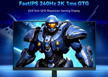 Οθόνη παιχνιδιών TITAN ARMY P2510S, 24,5” 2560*1440 QHD  Οθόνη IPS, Ρυθμός ανανέωσης 240Hz